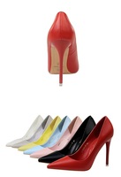 Escarpins en cuir à bout pointu couleur bonbon, talons aiguilles ultra-hauts, sexy, élégants, pour femmes, pour mariage et soirée