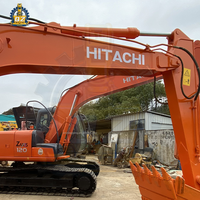 Excavator Bekas Hitachi Zx130 Asli Jepang 13 Ton Jam Operasi Rendah Diesel Crawler Hydraulic Backhoe Kondisi Bagus Dijual