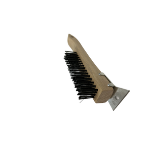 Dây bàn chải với <span class=keywords><strong>scraper</strong></span> BBQ nướng làm sạch bàn chải - Product Image 1