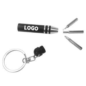 Mini destornillador personalizado, kit de reparación de destornillador multifunción 3 en 1, destornillador pequeño para destornillador de reparación con llavero - Product Image 2