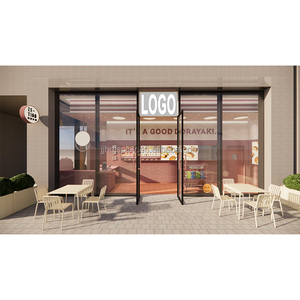 Design d'intérieur de magasin personnalisé Dorayaki Design professionnel Petit espace Comptoir de magasin de restauration rapide <span class=keywords><strong>Vitrine</strong></span> de présentation d'aliments - Product Image 1
