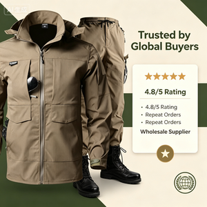 Conjunto de Ropa de Trabajo Unisex para Primavera y Otoño, para Deportes al Aire Libre, Material de Poliéster Resistente al Desgaste, Diseño Elástico Antidesgarro - Product Image 2