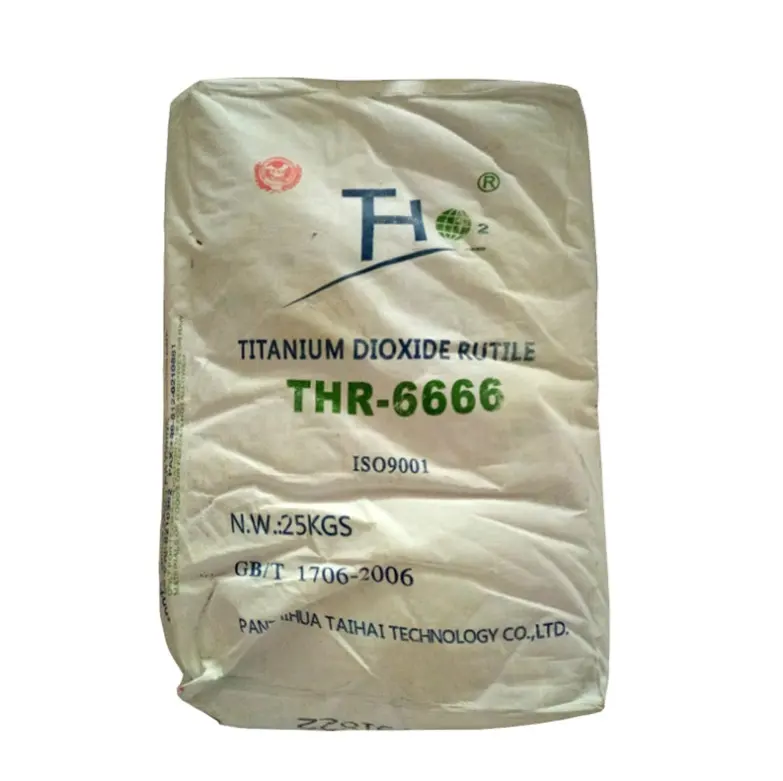 Panzhihua taihai二酸化チタン塗料用白色顔料良い二酸化チタン1 kgあたりの価格R-218/R-6666