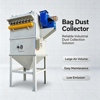 Collecteur de poussière industriel à sacs Pulse Baghouse, machine compacte avec réservoir d'air et trémie pour usine de stockage de ciment