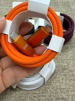 Câble de données USB-C vers C Type-C tressé de 2 mètres, 60W, charge rapide PD pour téléphone portable