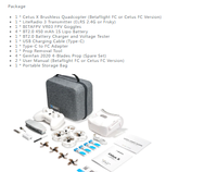Original BETAFPV Cetus X Brushless FPV Quadcopter Caméra Réglable Intérieur Racing Drone ELRS 2.4G Extérieur RC