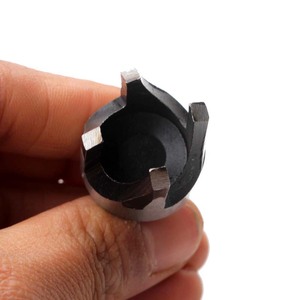 Plug Cutting Bits 8 Pc Set Carbide Woodworking Drill Bit For Hole Opening Cylindrical <b>Reamer</b> With Round Shank - Product Image 2