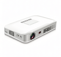 Proyektor Pintar T9S 1200 ANSI Lumens 800P HD Dekoding 4K 3D Android Baterai 2 Jam Terpasang HIFI Stereo untuk Ruang Tamu Home Theater