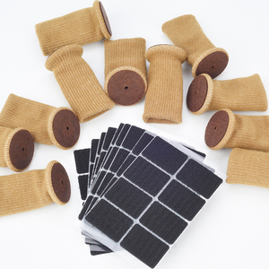 Chaussettes <span class=keywords><strong>de</strong></span> jambe <span class=keywords><strong>de</strong></span> <span class=keywords><strong>chaise</strong></span> avec Velcro High Elastic Knitted Chair Leg Floor Protectors Chair Leg Covers Set, Déplacez-vous facilement et réduisez le bruit - Product Image 5