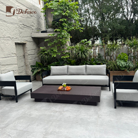 Ensemble de canapés d'extérieur tout temps design, mobilier de jardin et de terrasse, ensemble de canapés modernes en aluminium Balmain