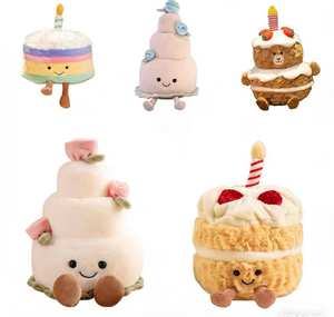 Peluche JelIycats Fun Bread Story, Bambola Torta di Compleanno, Super Morbida con Imbottitura in Cotone PP, 31-50cm, Regalo di Compleanno Unisex - Product Image 5