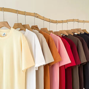 गर्मियों में उच्च गुणवत्ता वाले सादे टी-शर्ट 230 जी 100% पुरुषों के लिए कपास टी शर्ट - Product Image 4