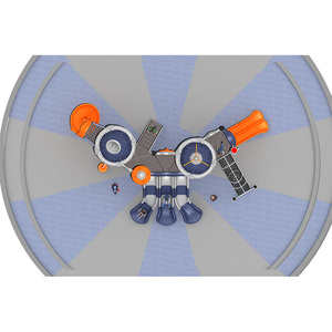 Heavy Duty Rubber Safety Flooring Mat Anti-Slip Outdoor <strong>Playground</strong> for Kids Play <strong>Area</strong> Park - Product Image 3