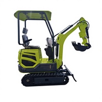 Mini-excavatrice sur chenilles T12 certifiée CE, 7 kW, compacte, hydraulique, profondeur de creusement de 1,75 m, EURO5, pour travaux agricoles, aménagement paysager et creusement de fossés