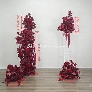 Arco Floral de Lujo para Bodas, Arreglo de Flores Artificiales, Fondo para Fotografía de Eventos al Aire Libre - Product Image 2