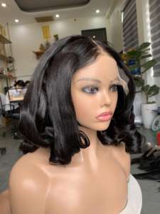 Vente en gros de cheveux humains vietnamiens Bouncy Straight Wave Curl Styles Lace Extension Deep Texture Cuticule alignée 8 20 28 36 Pouces - Product Image 4