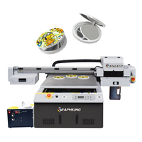 Impresora plana Graphking 6090 Uv con cabezal XP600/i3200 para botella termo taza latas impresión Uv 60*90 máquina de impresión Uv