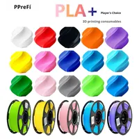 Filament d'impression 3D Pufei PLA+ 1,75 mm 1 kg, couleur unique, filament 3D multicolore disponible