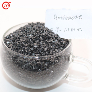 JYH Chine Standard Anthracite Adsorbant, support filtrant <span class=keywords><strong>pour</strong></span> produits chimiques de traitement de l'eau, taille efficace 0,9-1,1 mm, densité apparente - Product Image 5