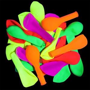 10/<span class=keywords><strong>12</strong></span> pouces néon lueur UV lumière noire ballons en latex lueur sombre ballons fluorescents lumineux pour les fêtes de Noël article unique - Product Image 5