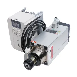 6KW Spindle Motor Cnc ER32 Air Cooled Spindl Woodworking 220V/380V Machine Tool Cnc Router High Speed 18000rpm