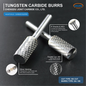 Jeu de fraises rotatives en carbure de tungstène avec tige de 3 mm (1/8 po) – Mini fraises en carbure pour meuleuse <span class=keywords><strong>Dremel</strong></span>, idéales pour le travail du bois et le meulage des métaux - Product Image 3