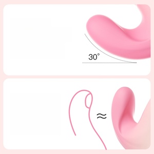 2 in 1 New Design G Spot <b>Vibrator</b> Clitoris Stimulator Sex Product Features Finger Sleeve Women Handheld High Appearance Sex Toys - Product Image 5