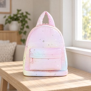 Mini Mochila Puffer Convertible 3 en 1, Bolso Bandolera Impermeable Acolchado para Niños Pequeños, Bolsos para Padres e Hijos, Poliéster Reciclado 4L - Product Image 1