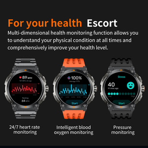 2025 mới tập thể dục ngoài trời Tracker GPS IP68 1.43 inch AMOLED Màn hình BT cuộc gọi huyết áp giám sát reloj inteligente thể thao - Product Image 2