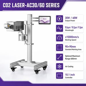 Macchina Multifunzionale per Marcatura <span class=keywords><strong>Laser</strong></span> CO2 con Sorgente <span class=keywords><strong>Laser</strong></span> Synrad e Testa di Marcatura Sino Galvo, Stampante <span class=keywords><strong>Laser</strong></span> CO2 - Product Image 1