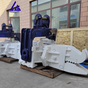 Pince mécanique inclinable à rotation de 180 degrés gauche-droite pour excavatrice, type horizontal, pour piquetage hydraulique - Product Image 2
