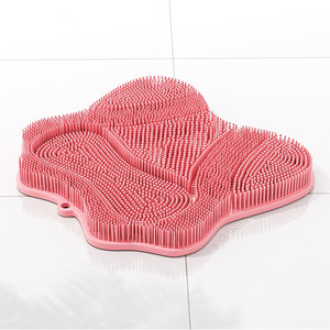 Alfombrilla Antideslizante para Baño, con Ventosas, para Lavar los Pies, Masajeadora, en <span class=keywords><strong>Azul</strong></span>, Rosa y Gris - Product Image 1