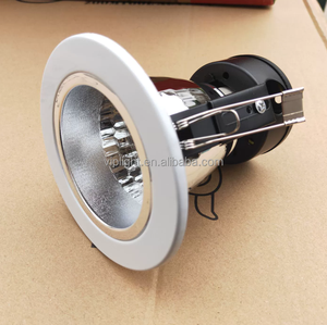 Plafonnier encastré rond E27 sablé, différentes tailles : 3, 4, 5, 6, 8 pouces - Product Image 3