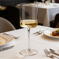 Verre à champagne cylindrique carré de luxe en cristal, verre à whisky haut de gamme transparent pour mariage, OEM ODM