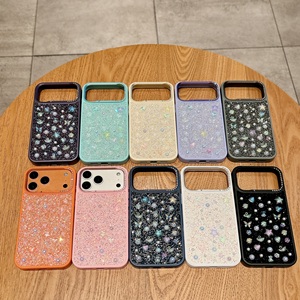 Coque De Téléphone Bling – Nœud Scintillant Avec Perles Et Cristaux – TPU