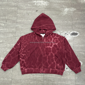 Мужские худи оверсайз из плотного хлопка френч-терри с индивидуальным дизайном, полноцветной DTG-печатью и рисунком по всей поверхности - Product Image 1