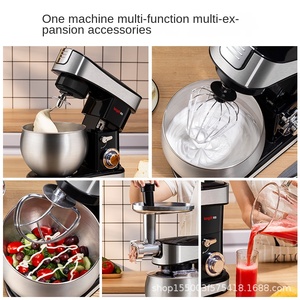 Robot culinaire électrique multifonctionnel personnalisé pour usage commercial, machine à nouilles, petit batteur à œufs domestique, bol mélangeur - Product Image 4