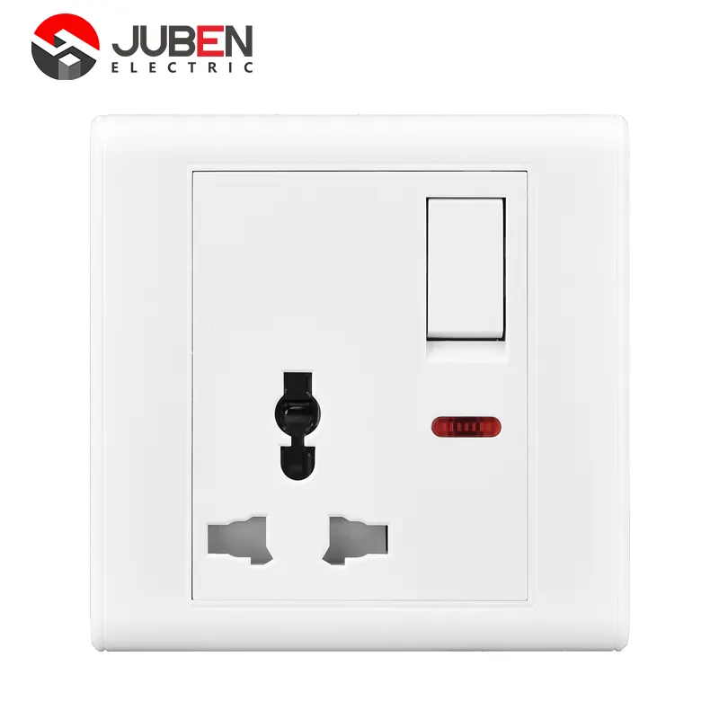 Household multi-plug wall socket computer multi-plug socket safety fireproof multi-plug socket