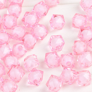 Acrylic Square Beads 10mm Loose Beads For Jewelry Making DIY Craft <b>Material</b> - Product Image 2