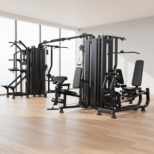 Placa de máquina de fitness comercial cargada Multi <span class=keywords><strong>Gym</strong></span> <span class=keywords><strong>Pro</strong></span> 10 Station Pin Selección de carga equipo de gimnasio - Product Image 2