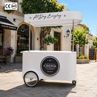 Chariot de nourriture mobile d'extérieur Etodevice, chariot de vente de snacks de rue personnalisé