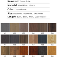 Offre Spéciale extérieur Tubes décoratifs en bois WPC Faisceau composite en bois-plastique pour la décoration extérieure