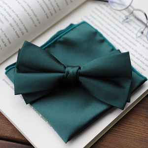 Abbigliamento formale seta Pre legata <span class=keywords><strong>papillon</strong></span> elegante doppio strato adulti <span class=keywords><strong>papillon</strong></span> nero blu Navy <span class=keywords><strong>papillon</strong></span> per uomo - Product Image 6