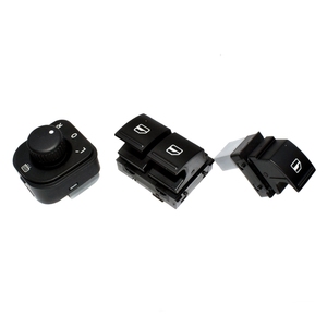 สวิตช์กระจกหน้าต่าง3ชิ้น/เซ็ตสำหรับ VW Passat B6 EOS Golf <span class=keywords><strong>Mk</strong></span> 5 6 GTI <span class=keywords><strong>Jetta</strong></span> Tiguan - Product Image 2