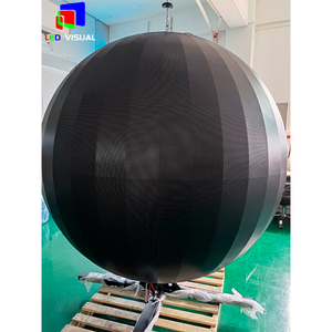 HD đầy đủ màu sắc hình cầu Màn hình <span class=keywords><strong>Globe</strong></span> Shape LED hiển thị mềm LED Tường Vòng Màn hình LED cho Mall - Product Image 6