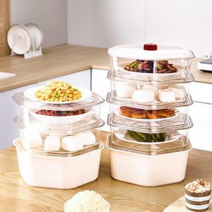 ตะกร้าล้างผักพลาสติกใสพร้อมที่ระบายน้ำสำหรับอ่างล้างจานในครัว สำหรับทำความสะอาดและจัดเก็บผลไม้และผัก - Product Image 3