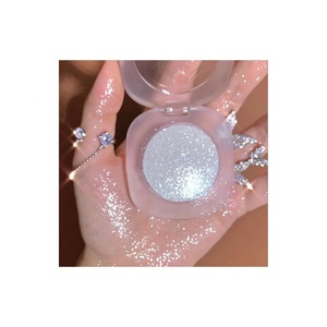 Resaltador de purpurina para maquillaje, polvo de prensa de etiqueta privada para el cuerpo, <span class=keywords><strong>bronceador</strong></span> orgánico Natural y resaltador, polvo suelto - Product Image 2