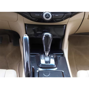 Interno auto in fibra di carbonio per honda accord 8th <span class=keywords><strong>2008</strong></span> 2009 2010 2011 2012 2013 pannello del cambio alzacristalli interruttore di copertura del cruscotto kit - Product Image 4