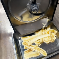 Trancheuse à bananes électrique entièrement automatique pour la fabrication de chips de bananes, machine à couper les chips de plantain, découpe commerciale, transformation alimentaire