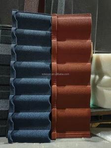 Tuiles de <span class=keywords><strong>toiture</strong></span> en métal revêtues de pierre, durabilité rentable, résistance aux intempéries, modernes, <span class=keywords><strong>pour</strong></span> immeubles d'appartements - Product Image 4